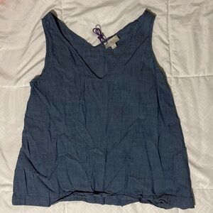 LOFT Chambray Tank | Size S | lightweight | Summer Top